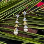 Elegant Pearl & Crystal Drop Earrings