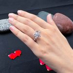 Enchanting Floral Diamond Ring