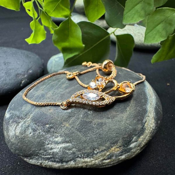 Golden Petal Charm Bracelet - Nazi Fashions