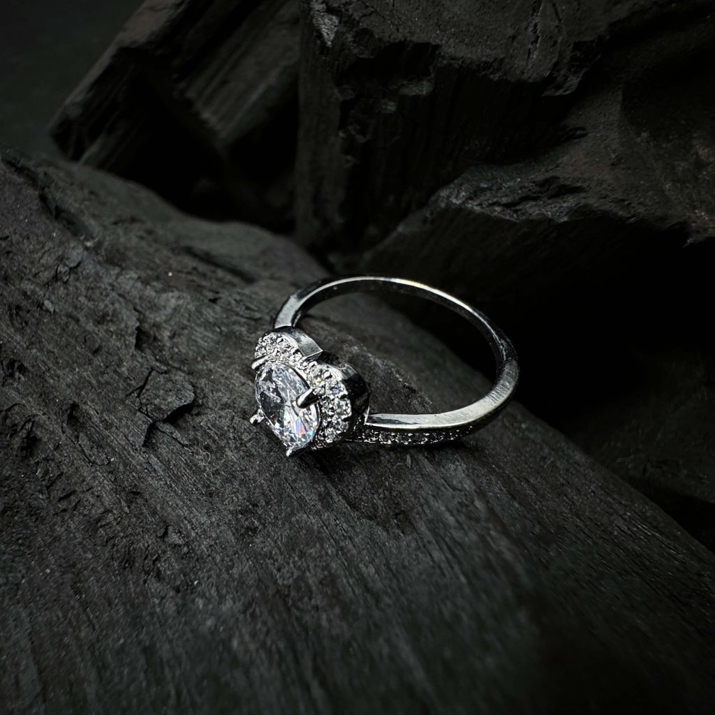 Heart's Desire Halo Engagement Ring