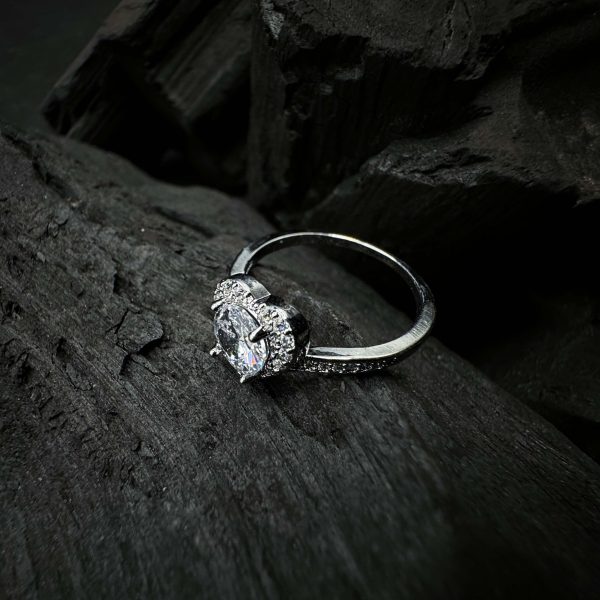 Heart's Desire Halo Engagement Ring