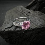 Majestic Pink Topaz Solitaire Ring - Nazli Fashions