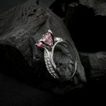 Majestic Pink Topaz Solitaire Ring - Nazli Fashions