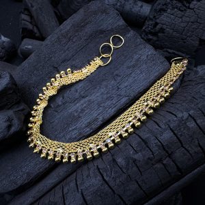 Radiant Golden Anklet - Nazli Fashions