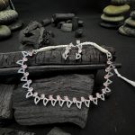 Rose Quartz and Diamond Floral Necklace & Earring Set