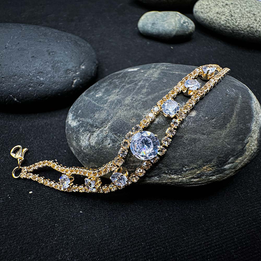 Crystal Charm Bracelet - Nazli Fashions