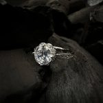 Timeless Round-Cut Diamond Floral Ring